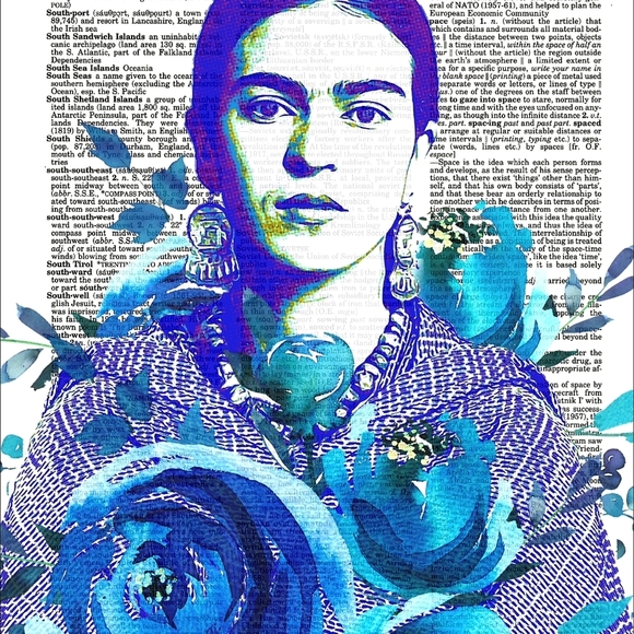 The Frida Kahlo Collection Vintage Dictionary Art Print Bundle - Picture 3 of 8
